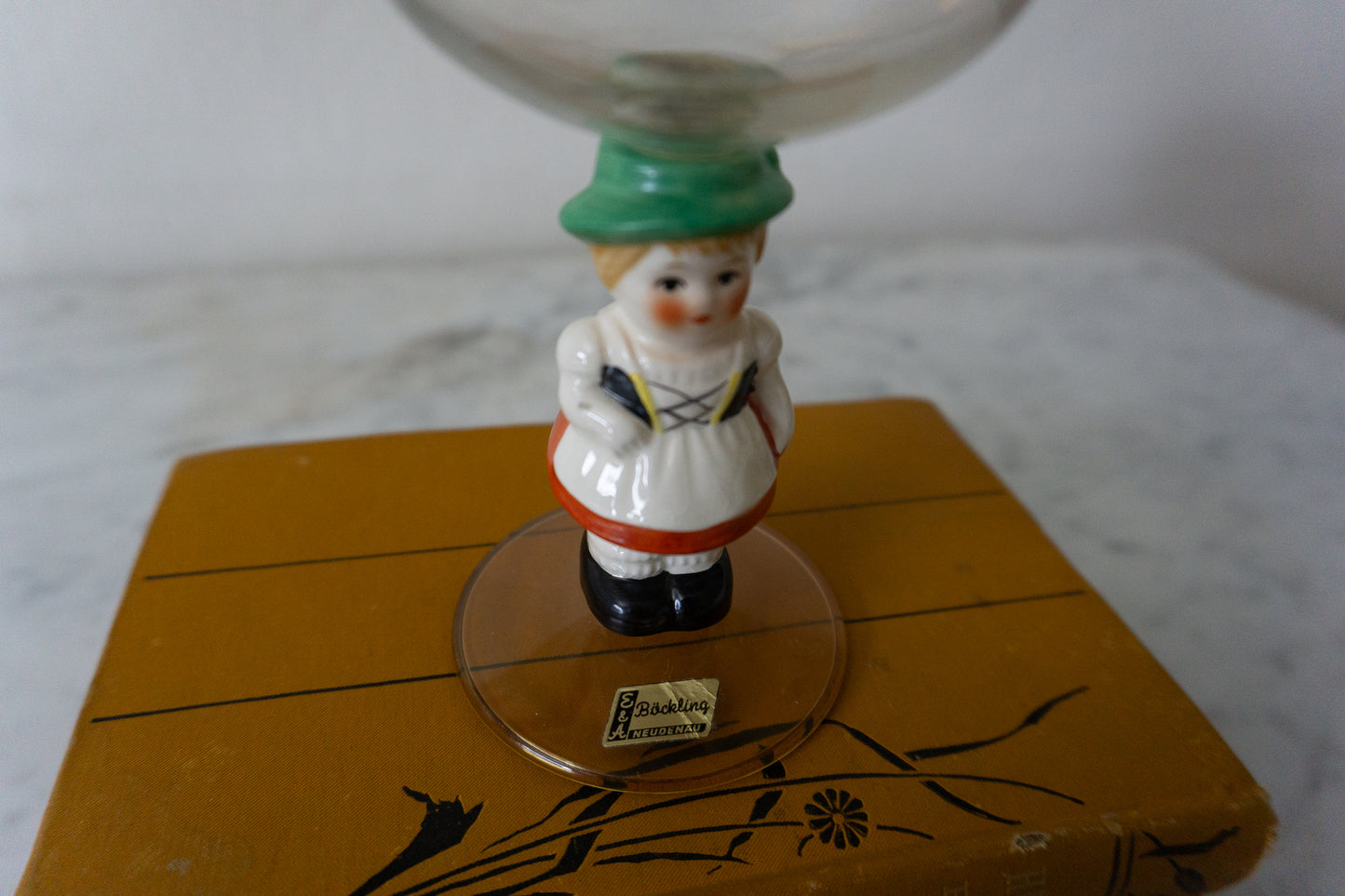 Gloebel Hummel Bavarian Girl Wine Glass