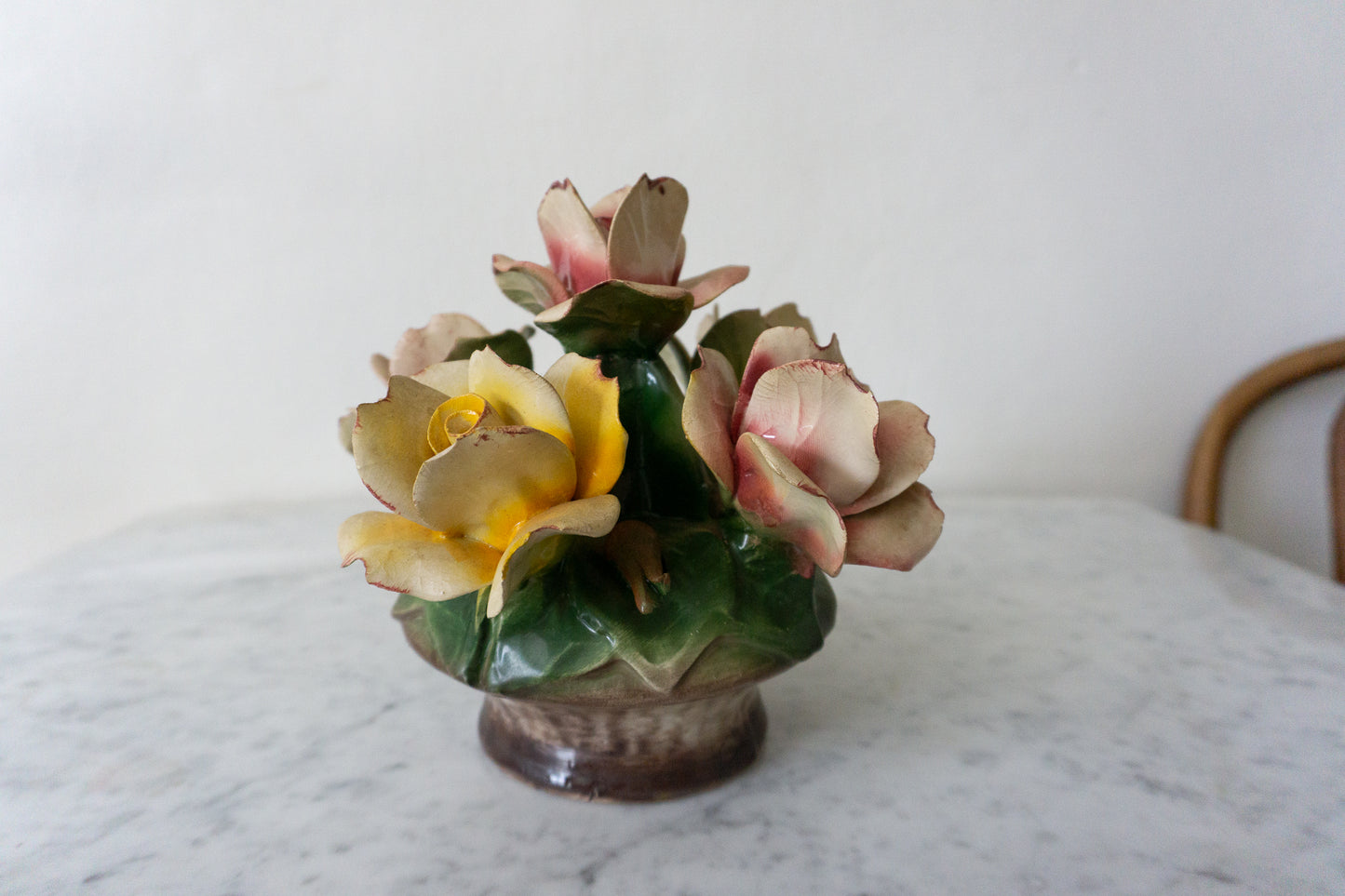 Vintage Italian Capodimonte Flowers