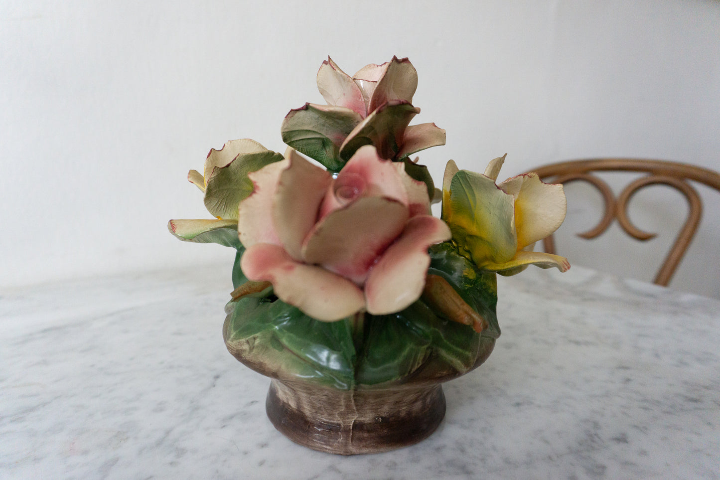 Vintage Italian Capodimonte Flowers