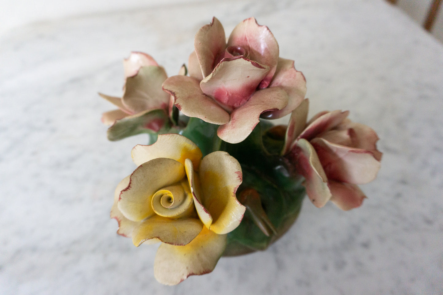 Vintage Italian Capodimonte Flowers