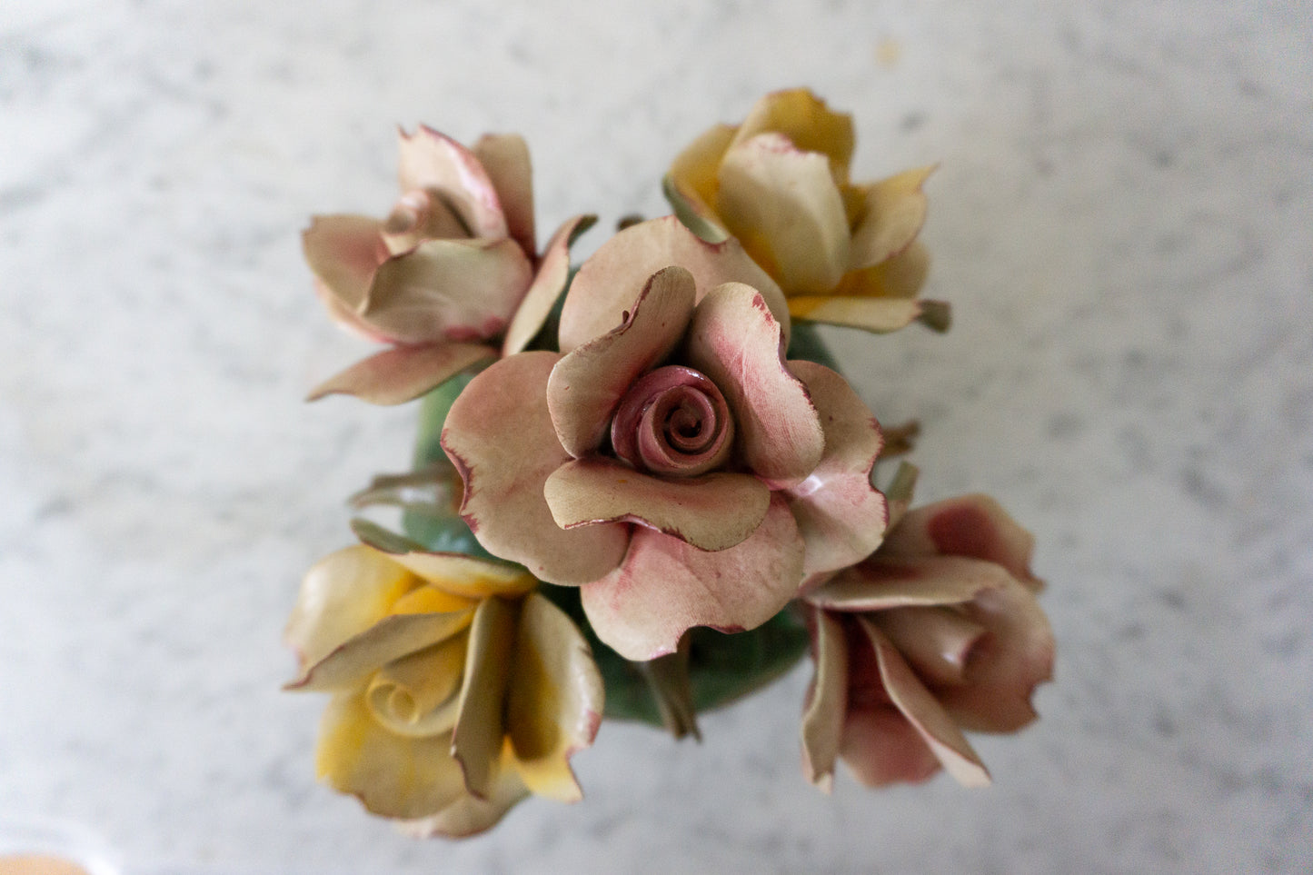 Vintage Italian Capodimonte Flowers