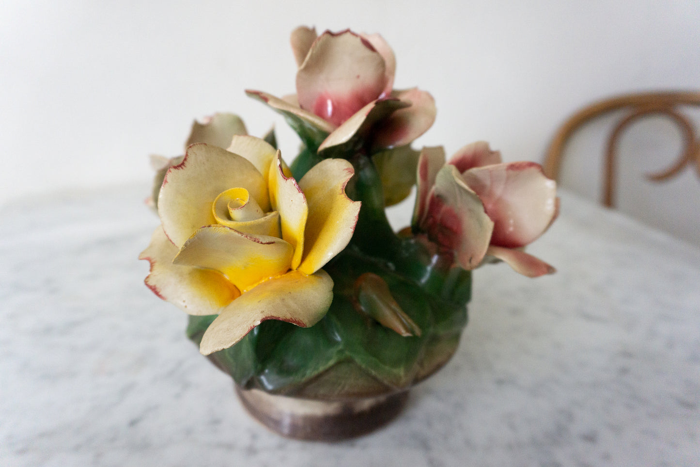 Vintage Italian Capodimonte Flowers