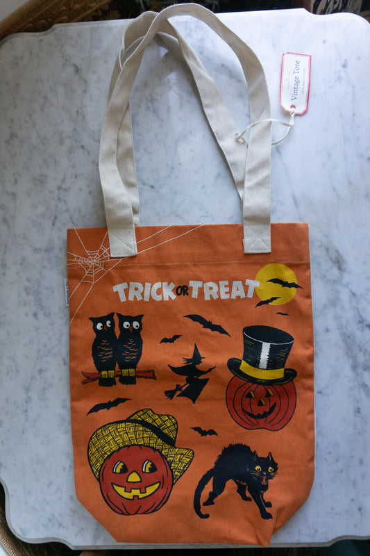 Vintage Halloween Tote Bag