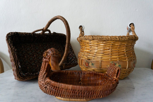 Cottagecore Basket Trio (3)