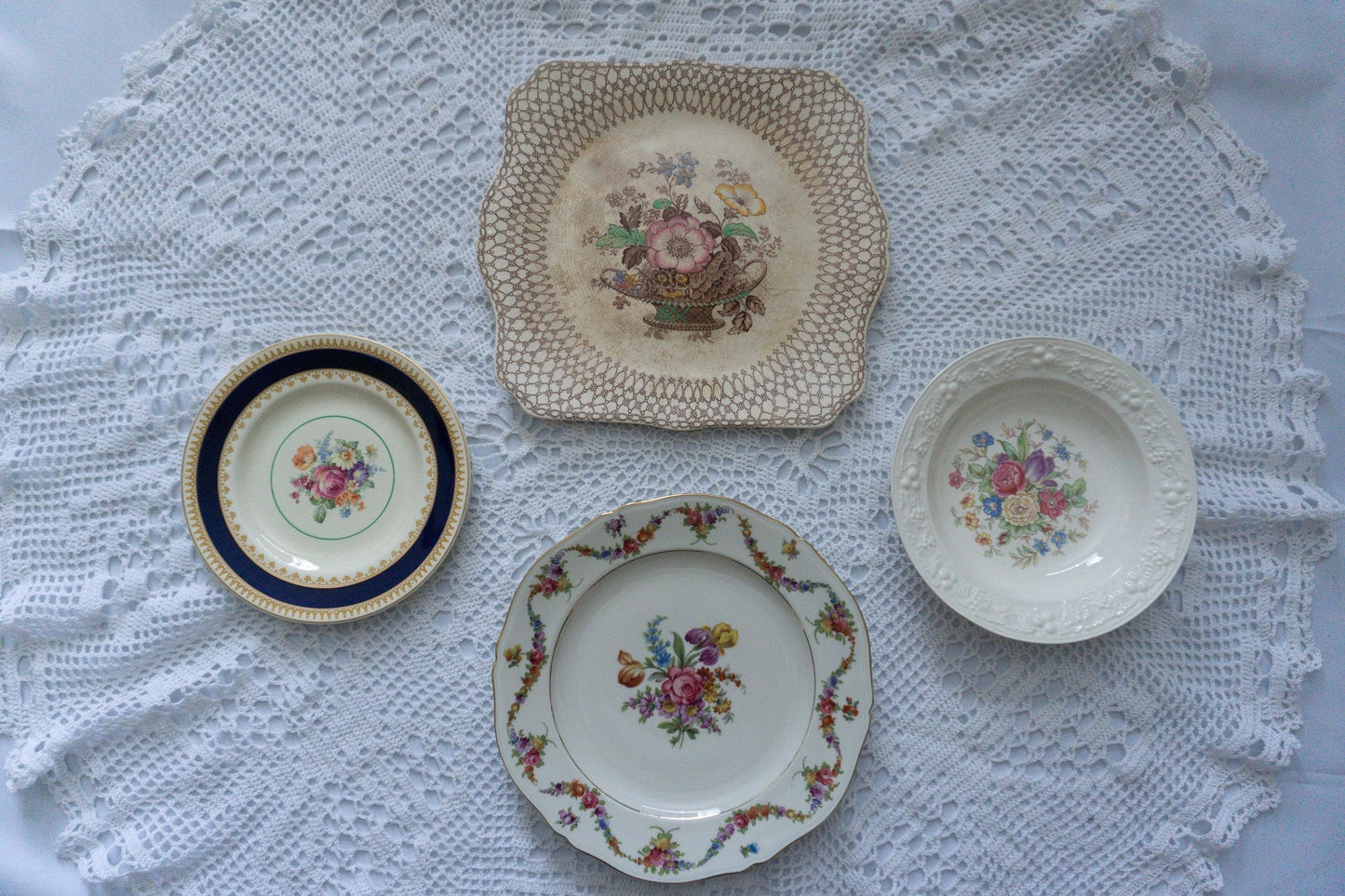 Vintage Florals Plate Collection