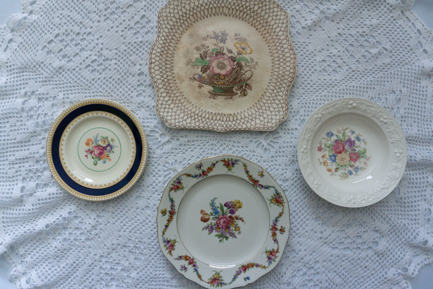 Vintage Florals Plate Collection