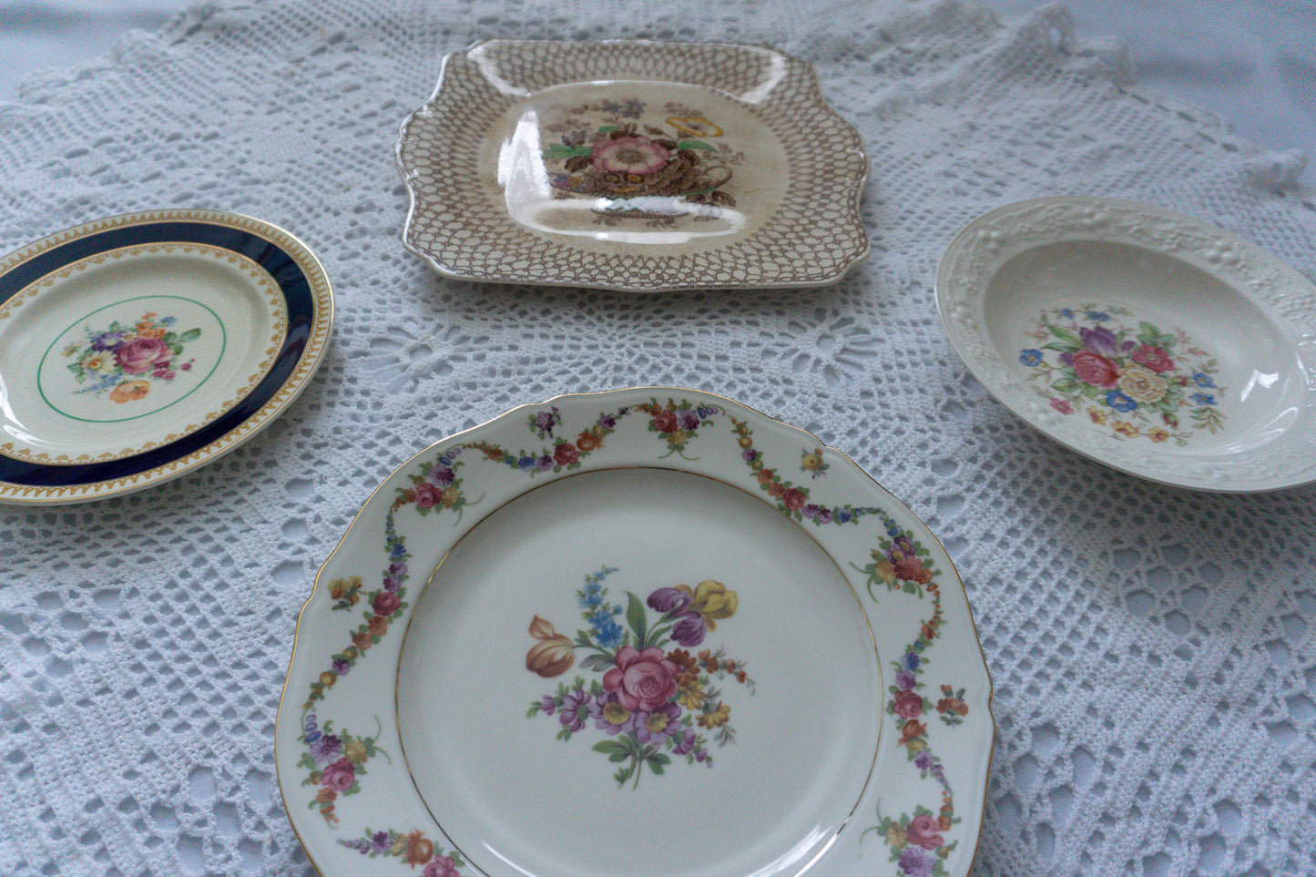 Vintage Florals Plate Collection