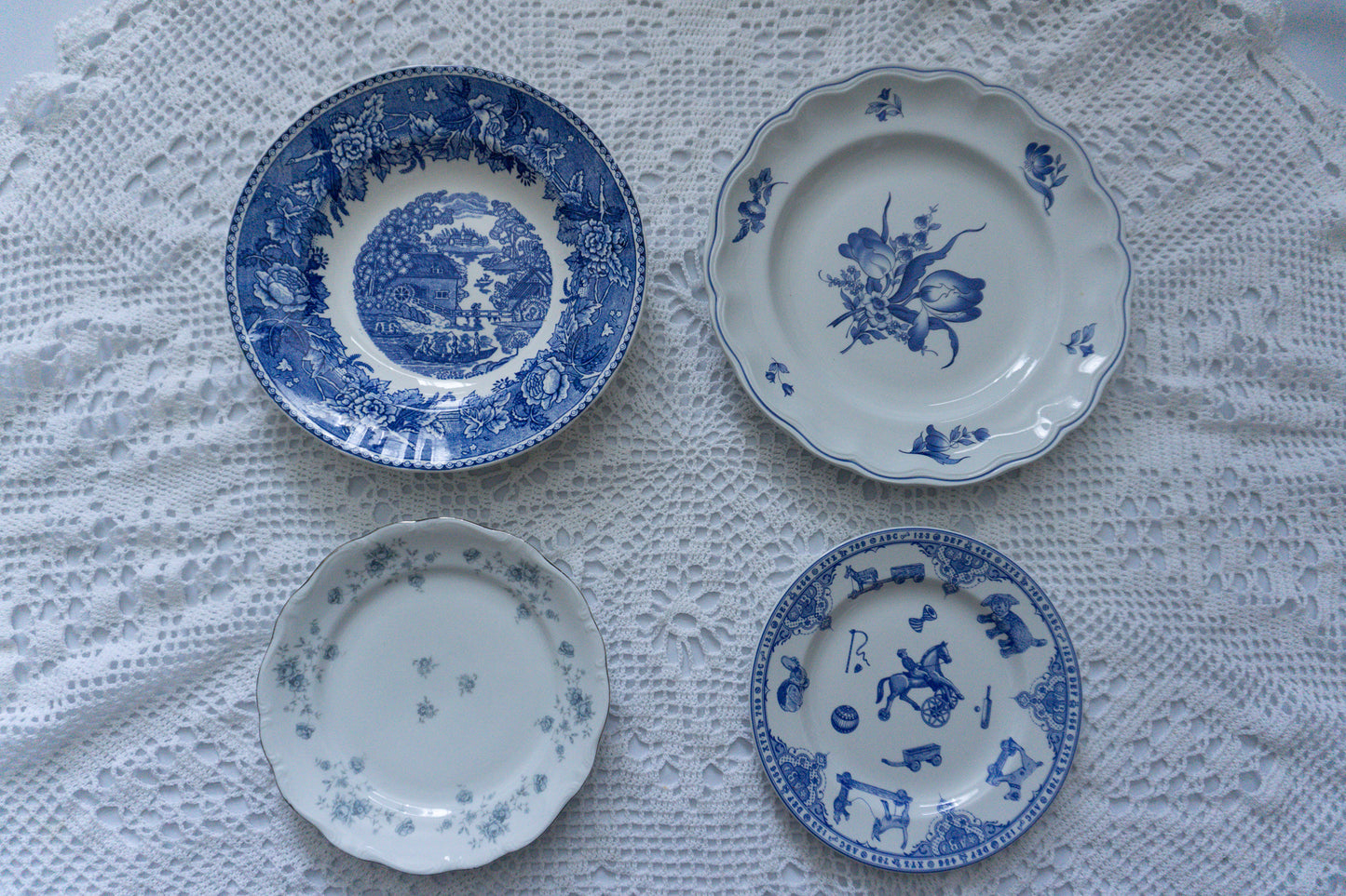 Blue & White Plate Collection