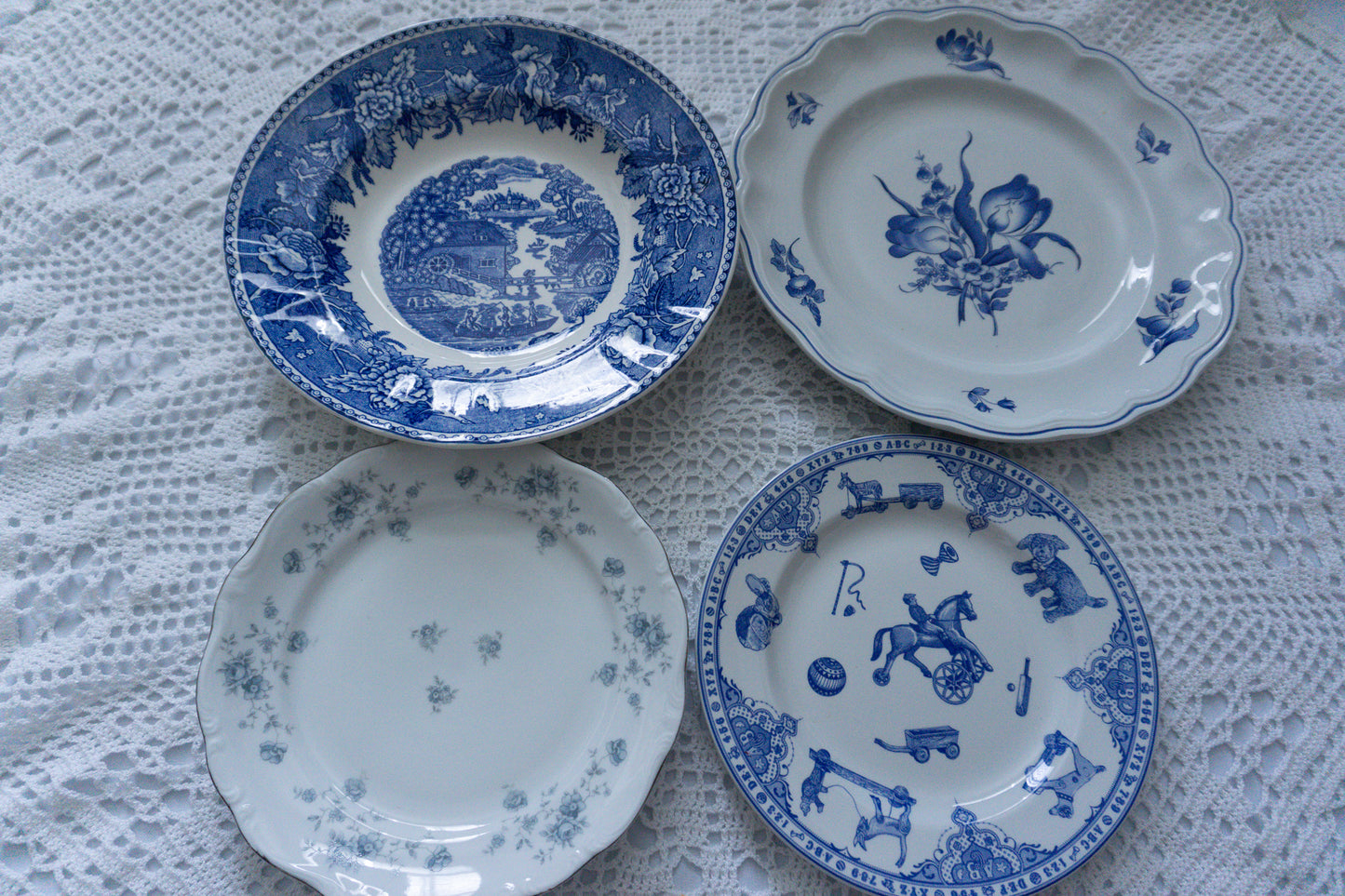 Blue & White Plate Collection