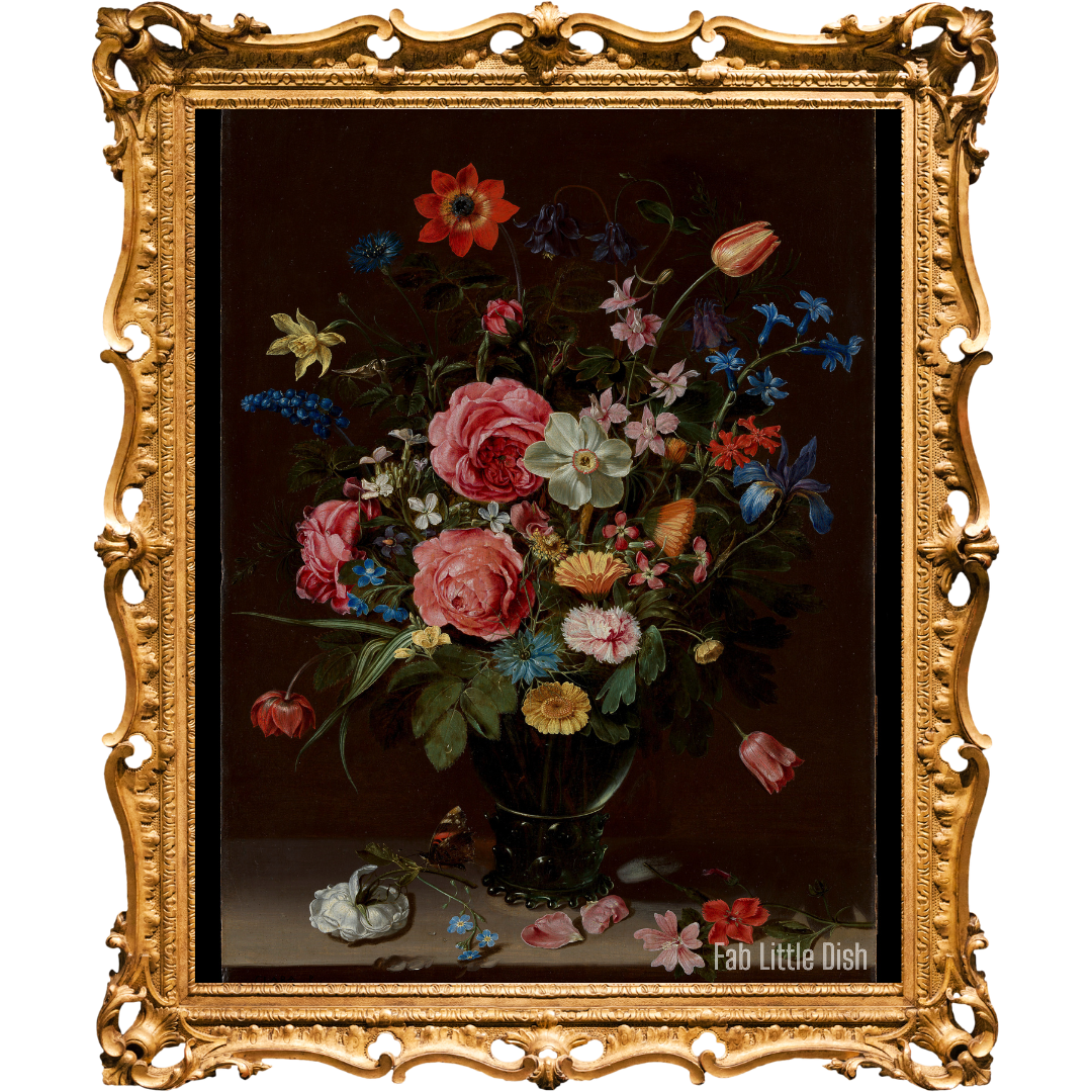 Deep Victorian Florals - Digital Art File