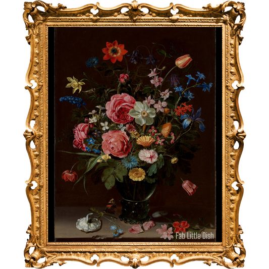 Deep Victorian Florals - Digital Art File