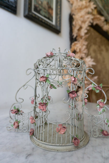 Metal Floral Partylite Gazebo Tea Light Holder