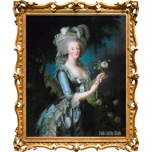 Marie Antoinette with Flowers - Digital Art File