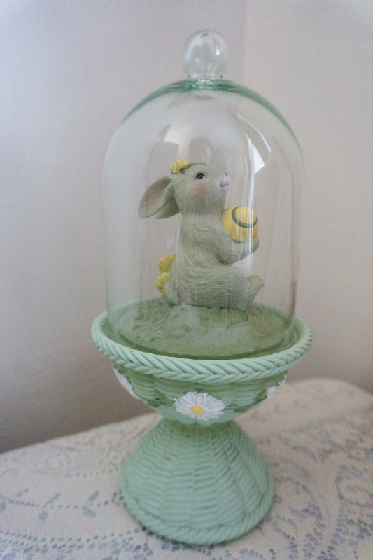 Martha Stewart Bunny Spring Pedestal Cloche