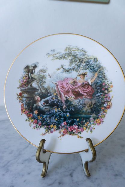 Royal Ashton Fine Bone China Plate, Depicting "The Swing"