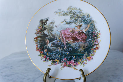 Royal Ashton Fine Bone China Plate, Depicting "The Swing"