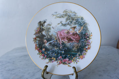 Royal Ashton Fine Bone China Plate, Depicting "The Swing"