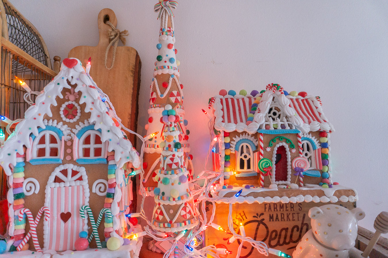 Rainbow Gingerbread Tree (med)