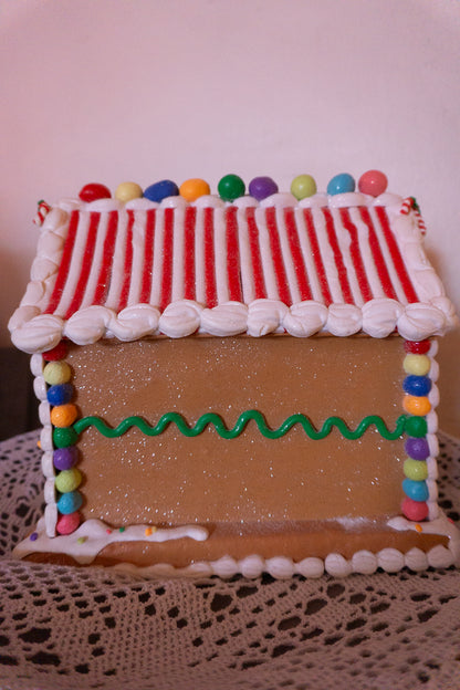 Rainbow Gingerbread House, by RAZ