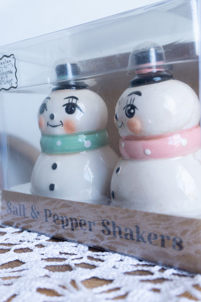 Johanna Parker Snowman Salt and Pepper Shakers