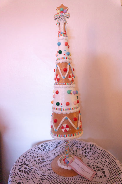 Rainbow Gingerbread Tree (large)