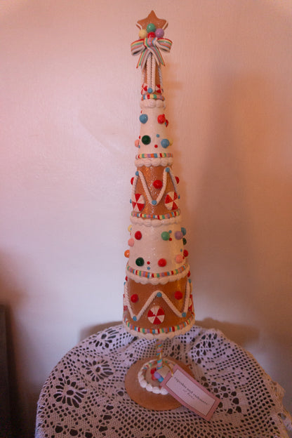 Rainbow Gingerbread Tree (large)