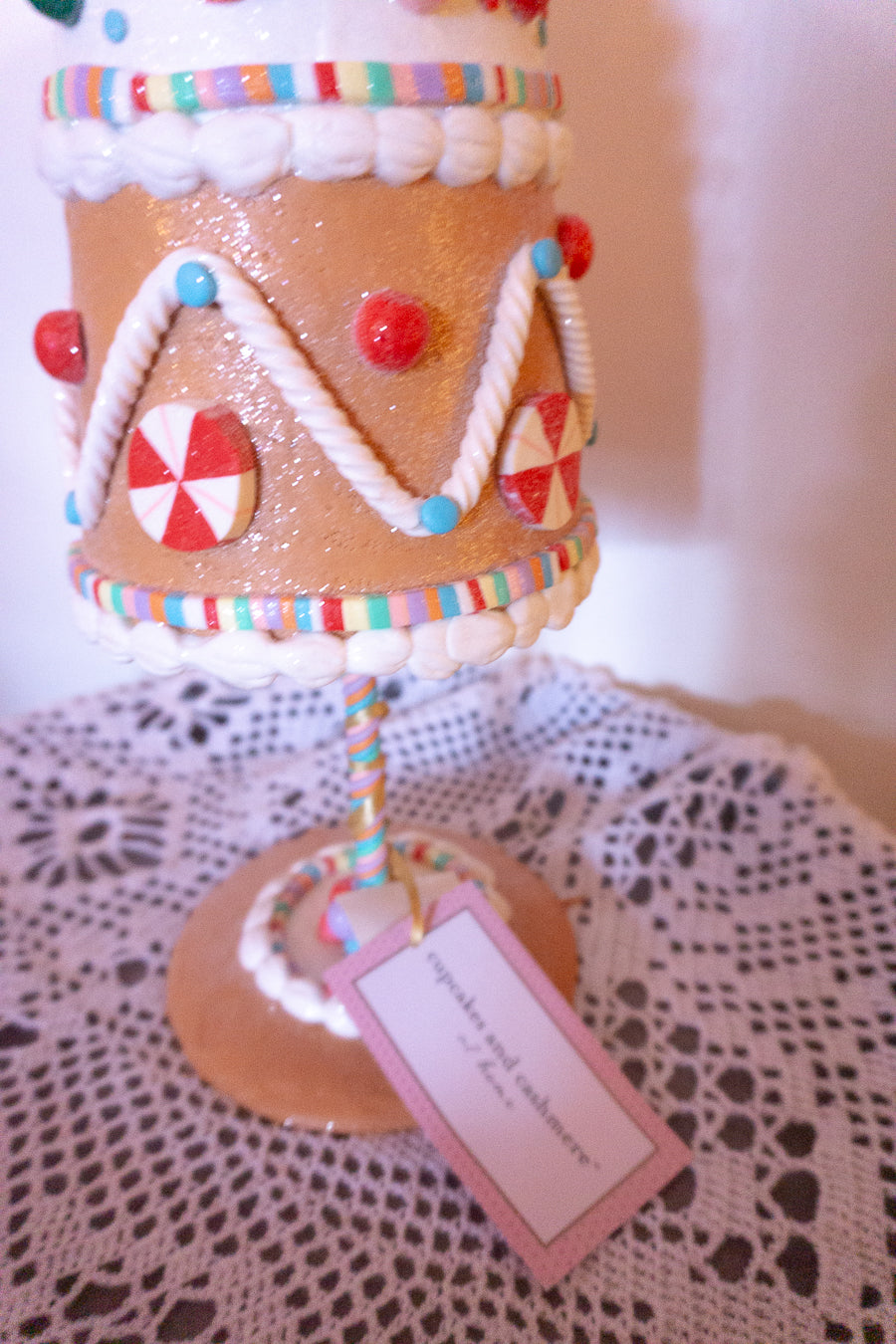 Rainbow Gingerbread Tree (large)