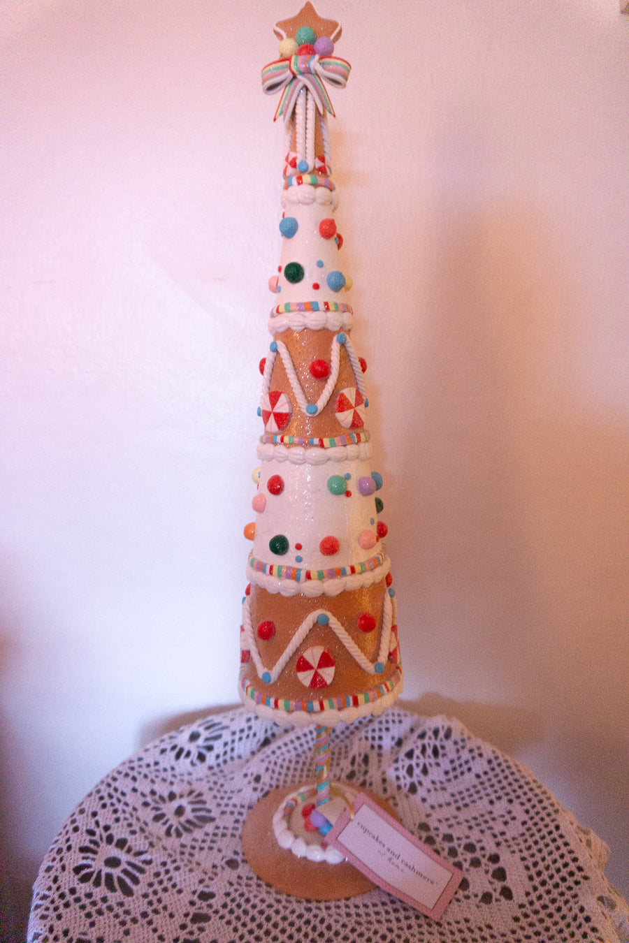 Rainbow Gingerbread Tree (large)