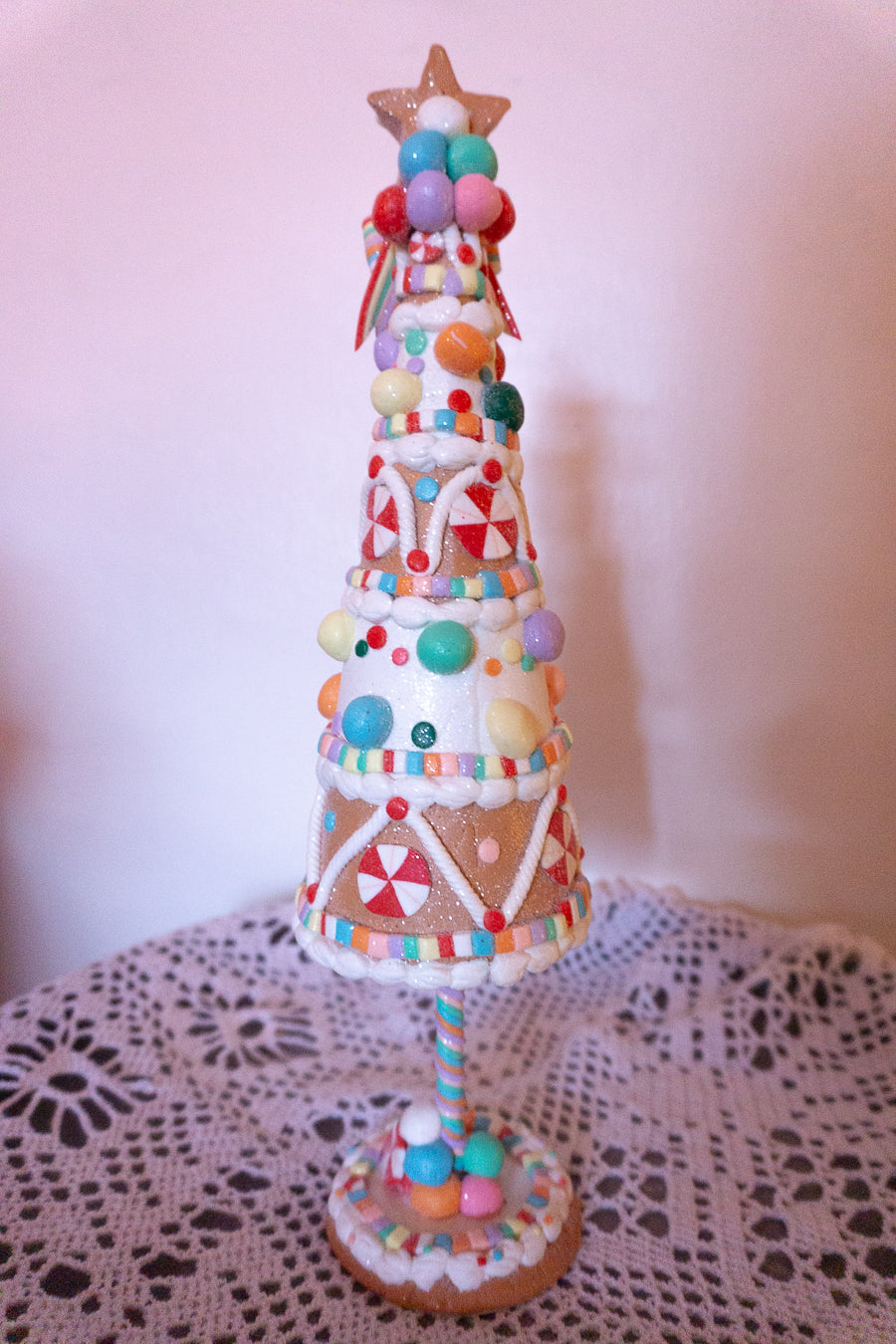 Rainbow Gingerbread Tree (med)