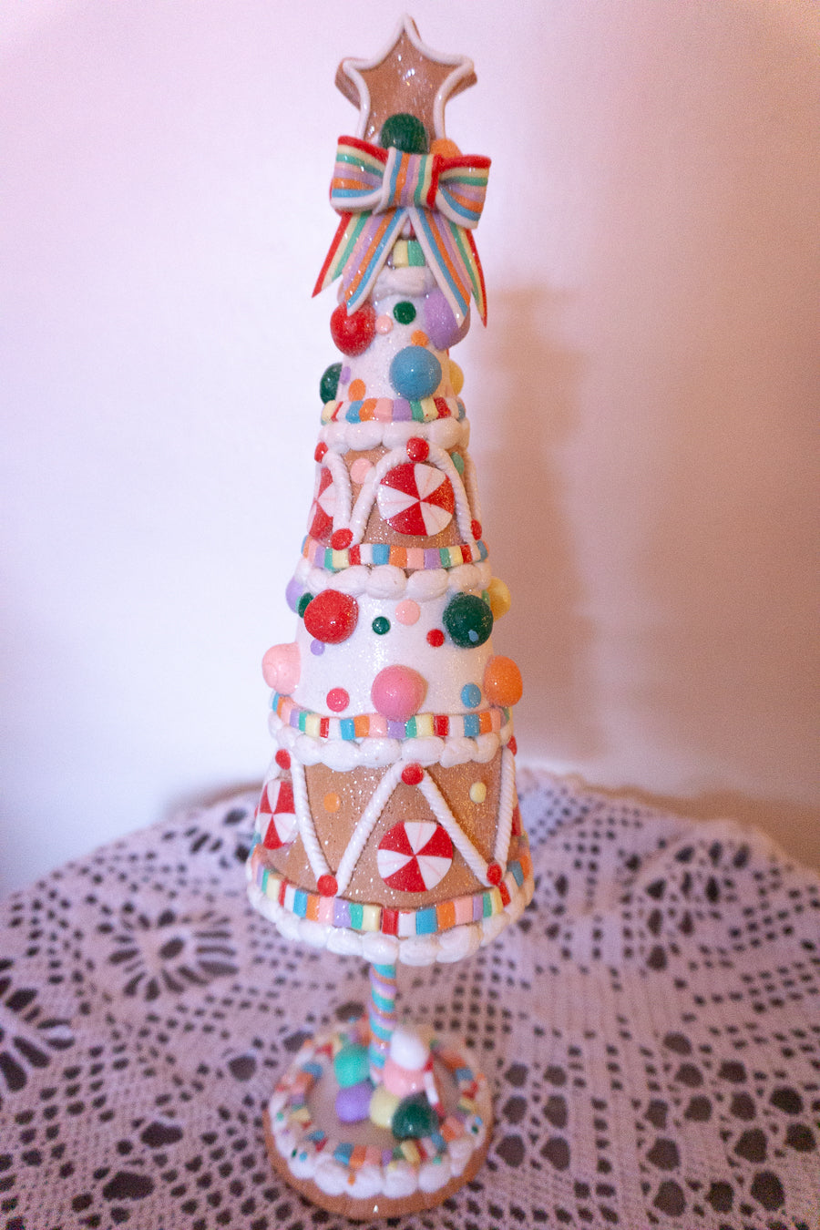 Rainbow Gingerbread Tree (med)