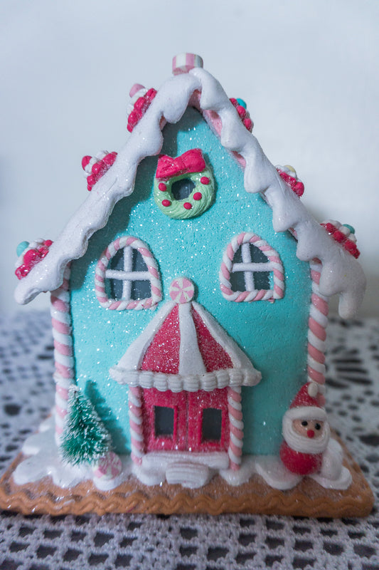 Mint Green Gingerbread House, by Regency
