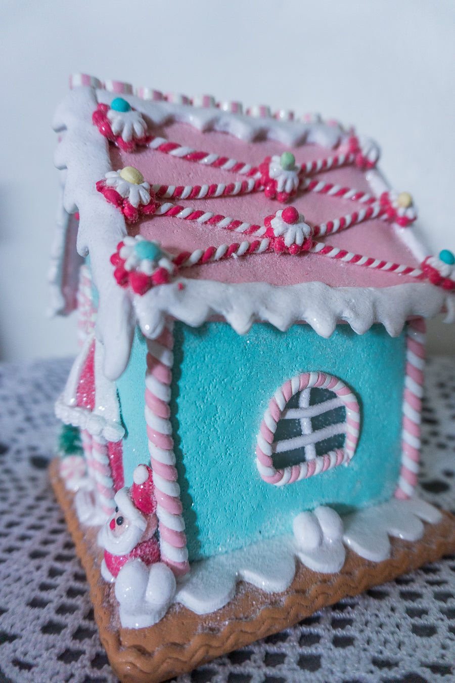 Mint Green Gingerbread House, by Regency