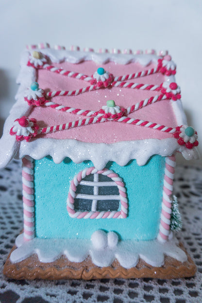 Mint Green Gingerbread House, by Regency