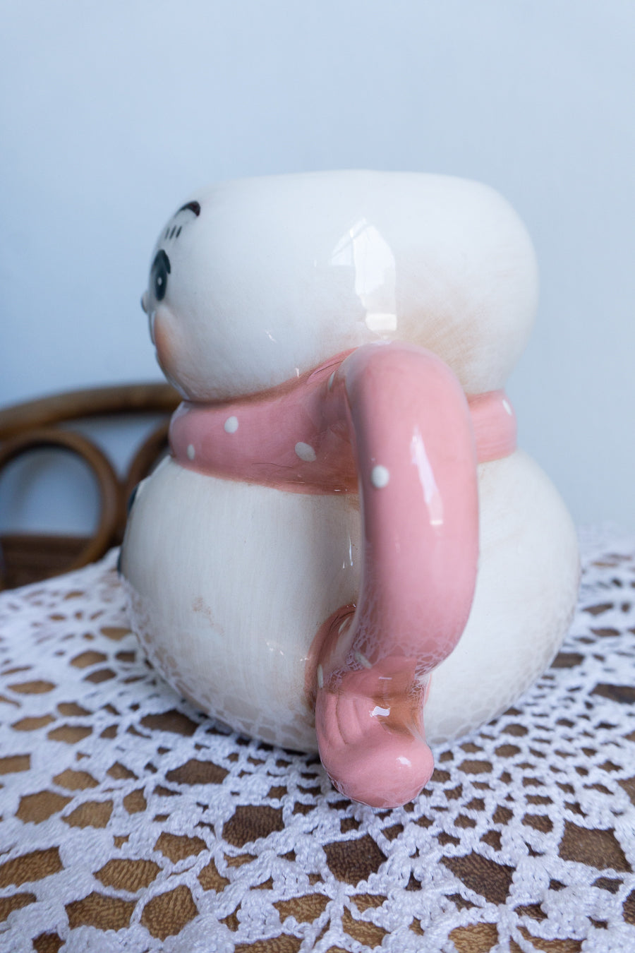 Johanna Parker Pink Snowman Mug