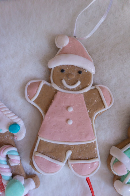 Pastel Bakery Claydough Ornament Set