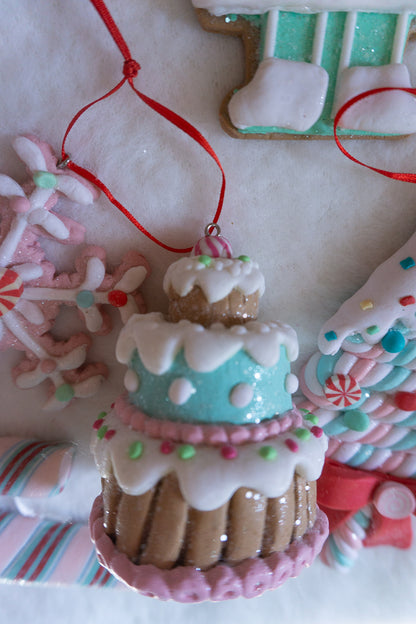 Pastel Bakery Claydough Ornament Set