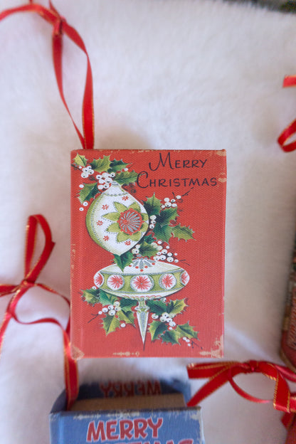 Vintage Christmas Book Ornament Set, by Mr. Christmas