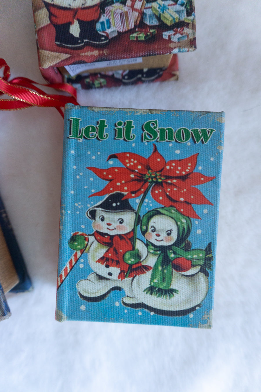 Vintage Christmas Book Ornament Set, by Mr. Christmas