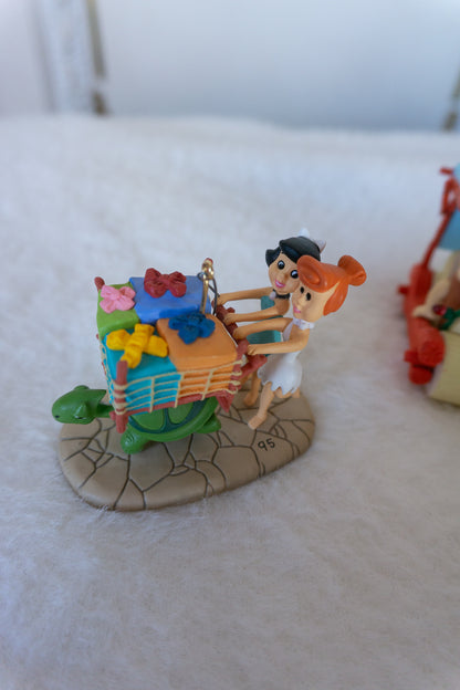 Vintage Flintstones Ornament Set (1990s)