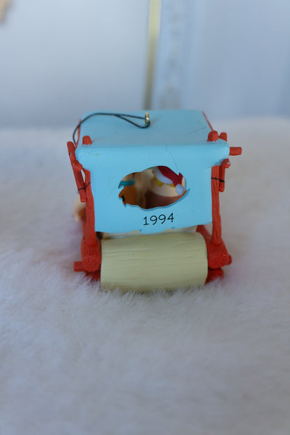Vintage Flintstones Ornament Set (1990s)