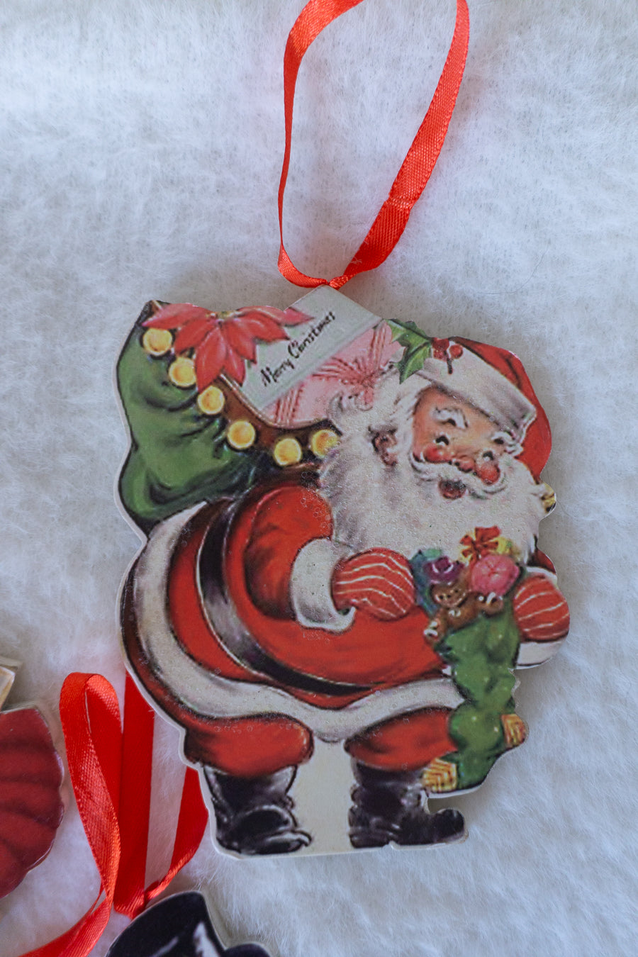 Bethany Lowe Wood Vintage Christmas Ornaments