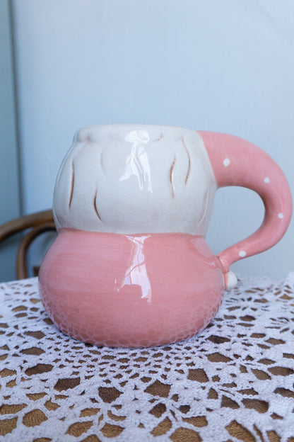 Johanna Parker Pink Santa Mug