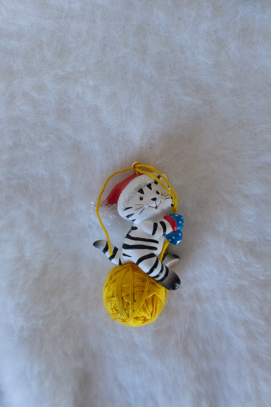 Vintage Charlie Brown & Kitty Ornament Set