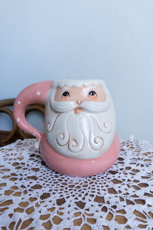 Johanna Parker Pink Santa Mug