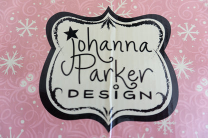 Transpac Johanna Parker Pink Santa and Snowman Boxed Mug Set