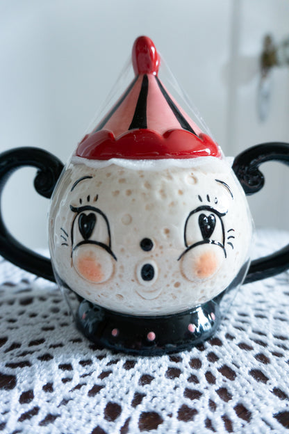 Johanna Parker Valentine's Day Luna Sugar Jar & Lid