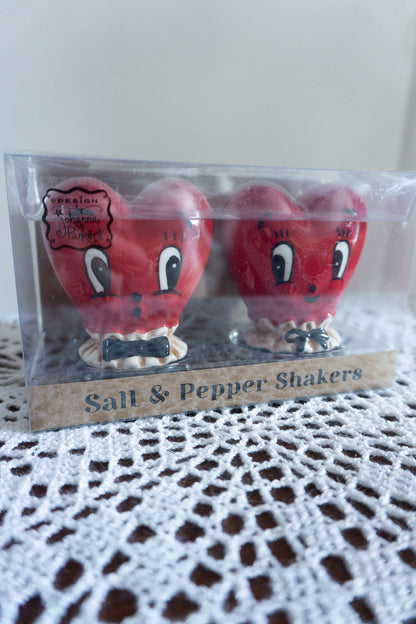Johanna Parker Valentine's Day Heart Salt & Pepper Shakers