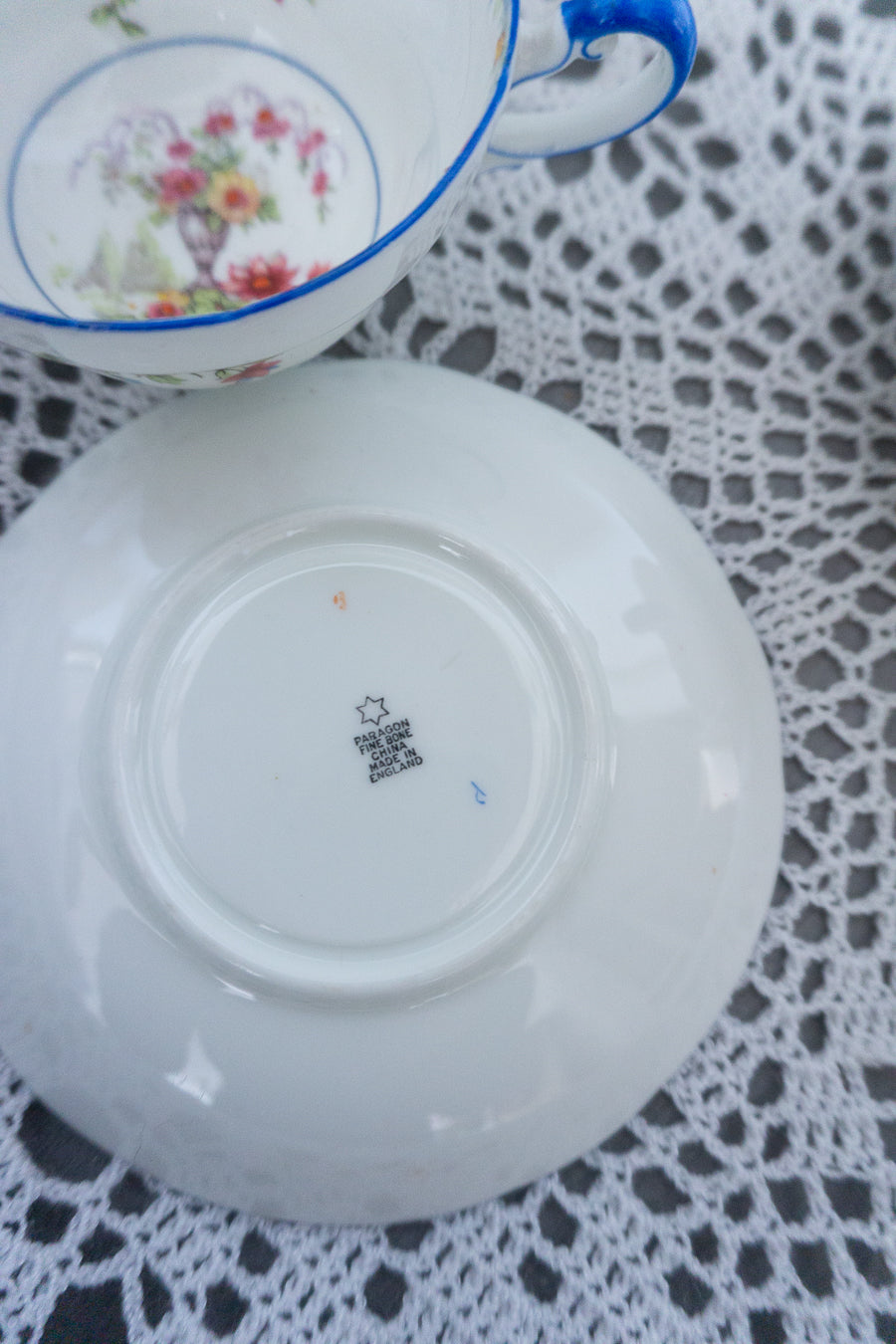 Royal Paragon Bone China Teacup and Saucer Set