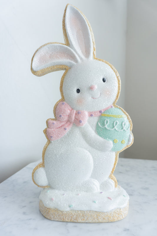 Pastel Easter Bunny Cookie Decor Spring Home