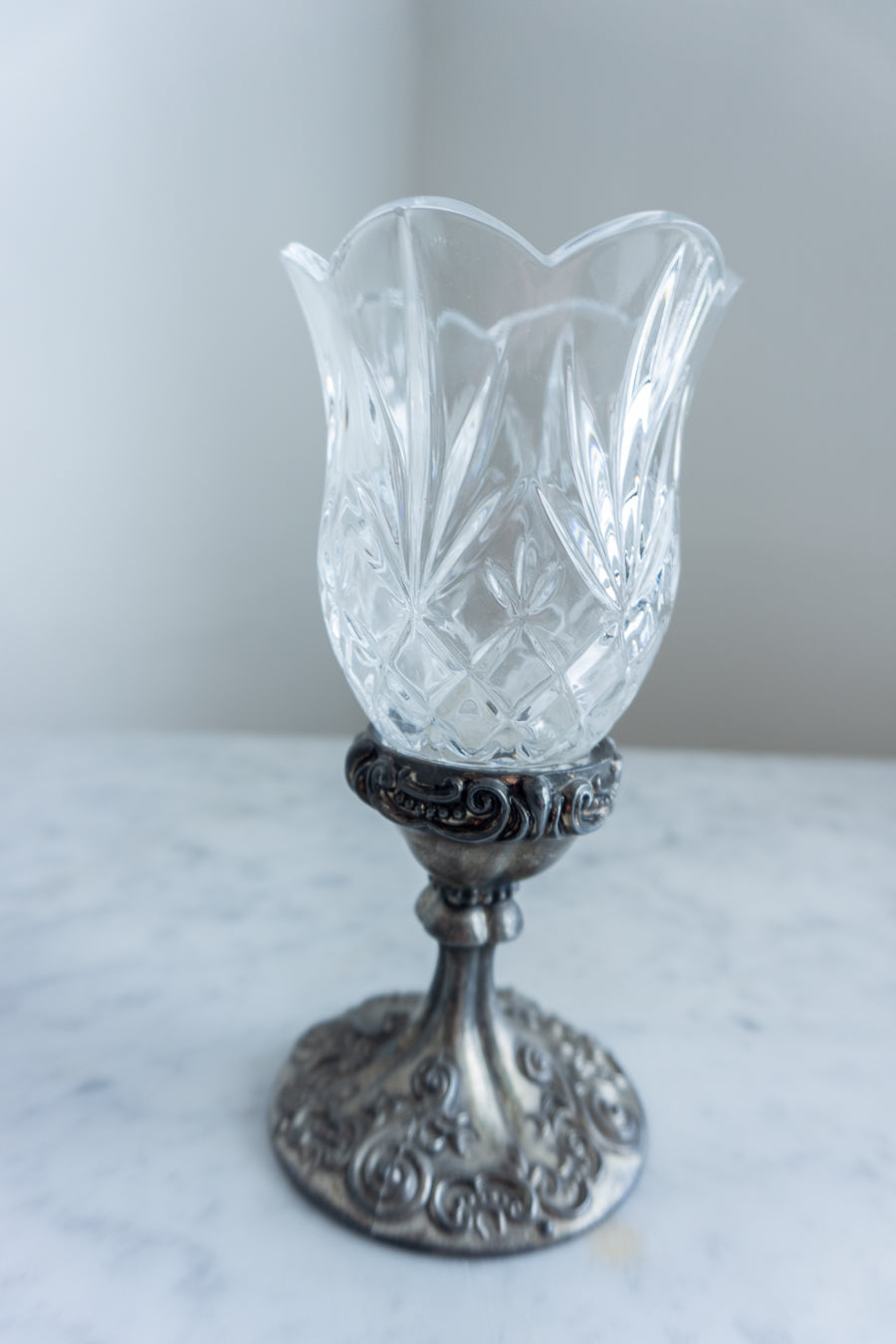 Vintage Godinger Silver Plated Candle Holder